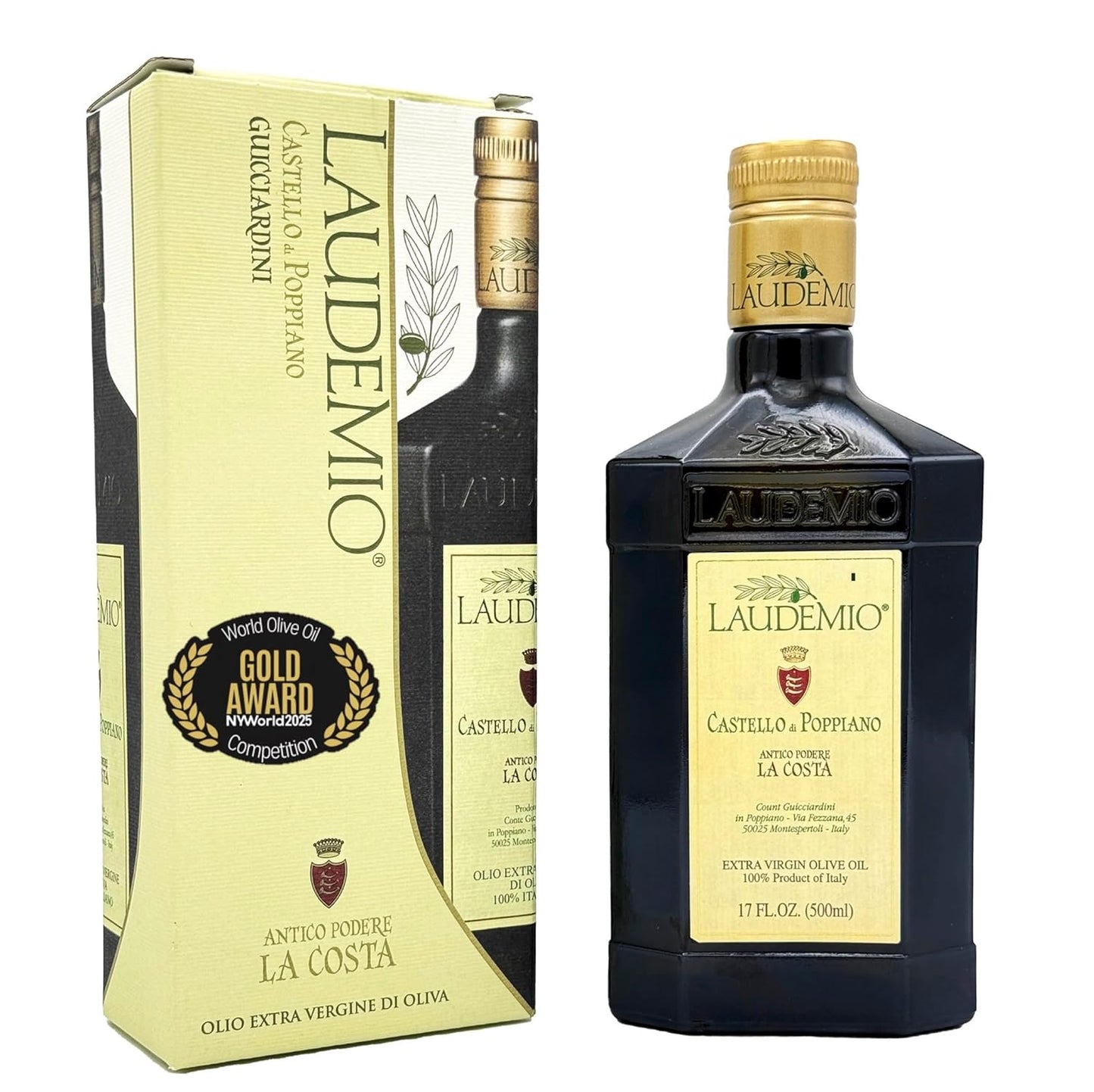 Laudemio Poppiano High Polyphenols Extra Virgin Olive Oil 16.9 fl oz
