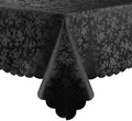 Black Rectangle Table Cloth 60ft x 102ft - Waterproof Heavy Duty Vinyl