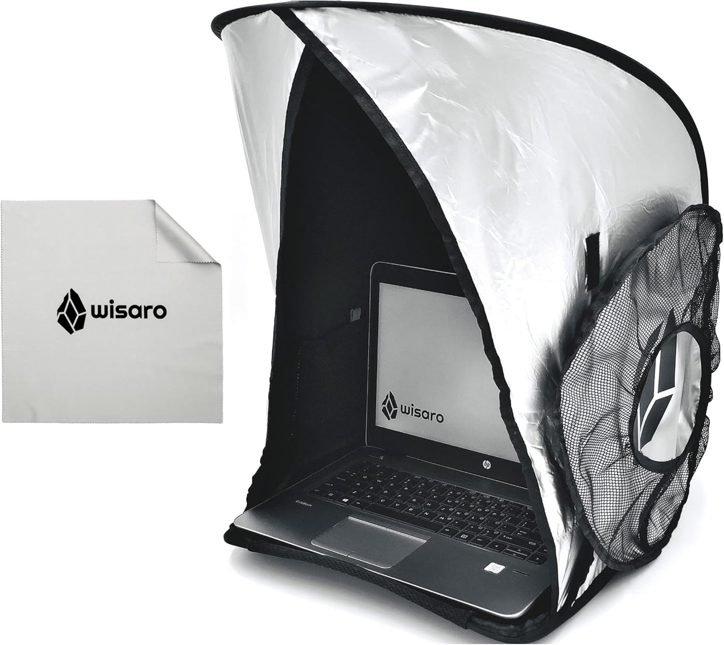 WISARO Laptop Sun Shade - Work Anywhere with Anti-Glare Shield