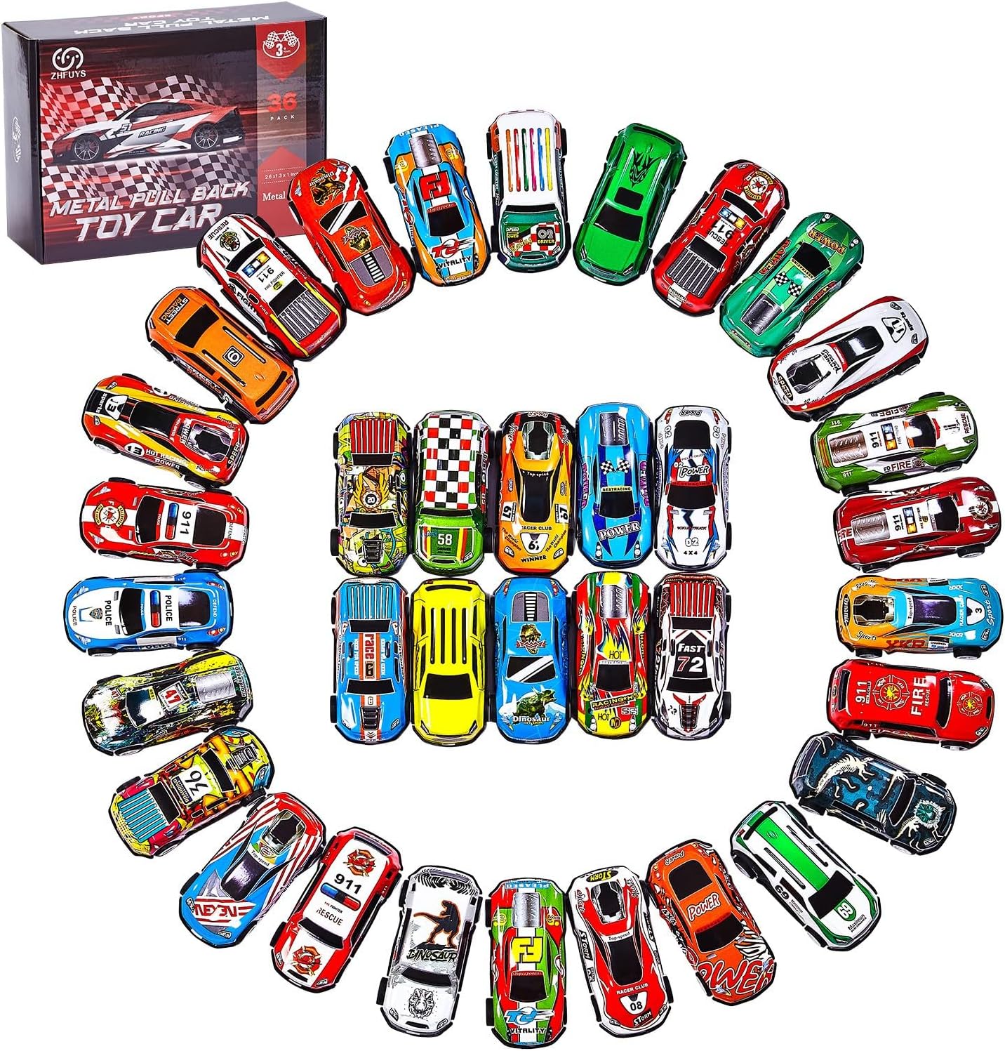 Fast & Fun Metal Toy Cars Set for Kids