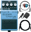 Boss CH-1 Super Chorus Bundle with Power Supply and Cables - Ready