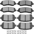Ceramic Brake Pads Kits - Quiet, Direct-Fit Replacement for Select