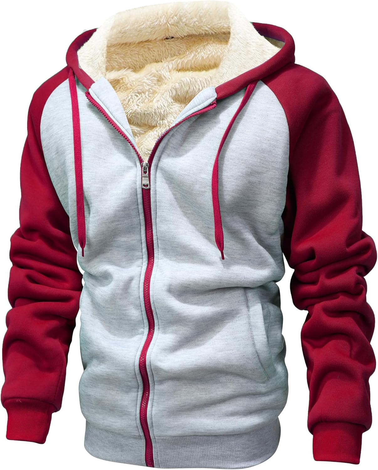 GXAMOY Men's Winter Fleece Hoodies: Heavyweight Warm Sweatshirt