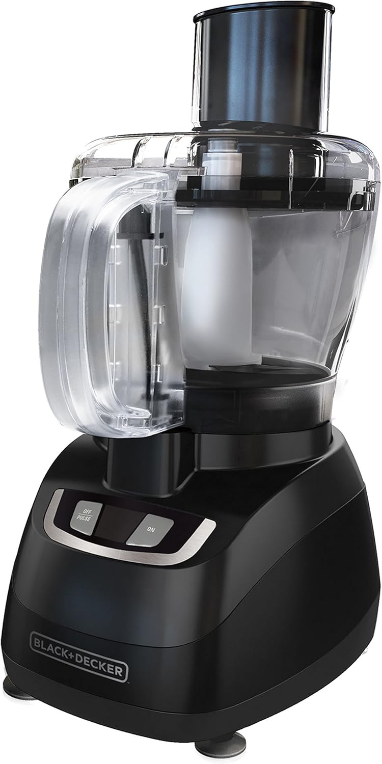 BLACK+DECKER 8-Cup Food Processor for Effortless Meal Prep