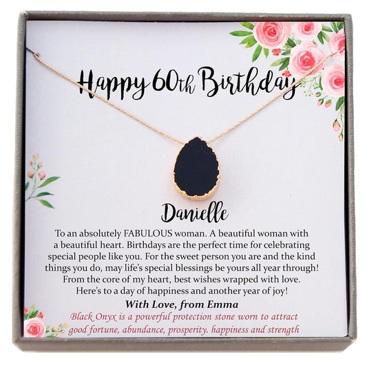 Personalized 60th Birthday Gifts for Women, Meaningful Jewelry