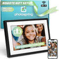 PhotoSpring View 10in WiFi Digital Picture Frame - Easy Family Sharing