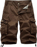 DONGD Mens Cargo Shorts Cotton Relaxed Fit Camo - Comfortable Everyday
