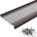 Micromesh 5 in Gutter Guards 100 ft Musket Brown - Stainless Mesh