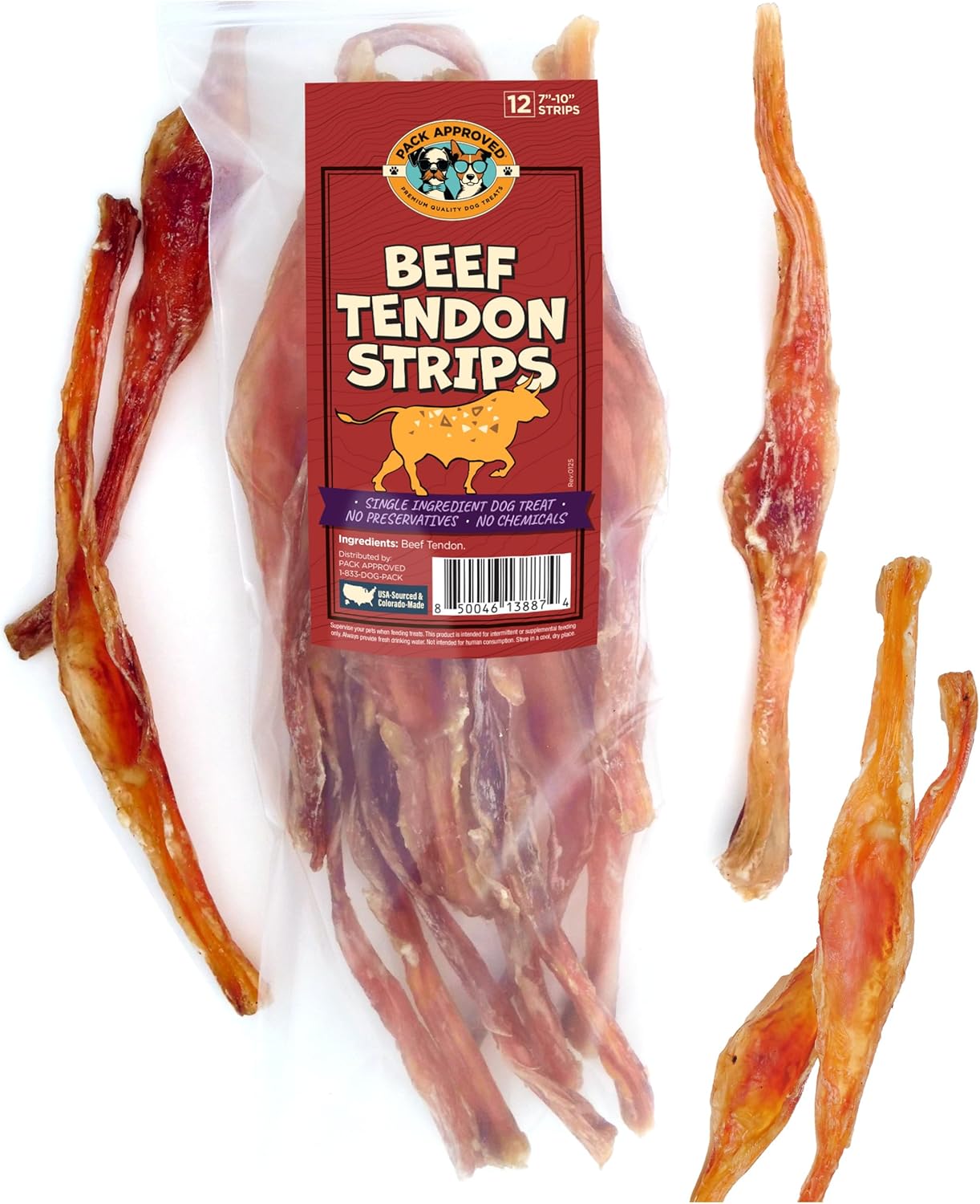 Beef Tendons for Large Dogs - Healthy Digestible Chews