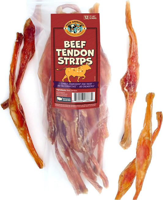 Beef Tendons for Large Dogs - Healthy Digestible Chews