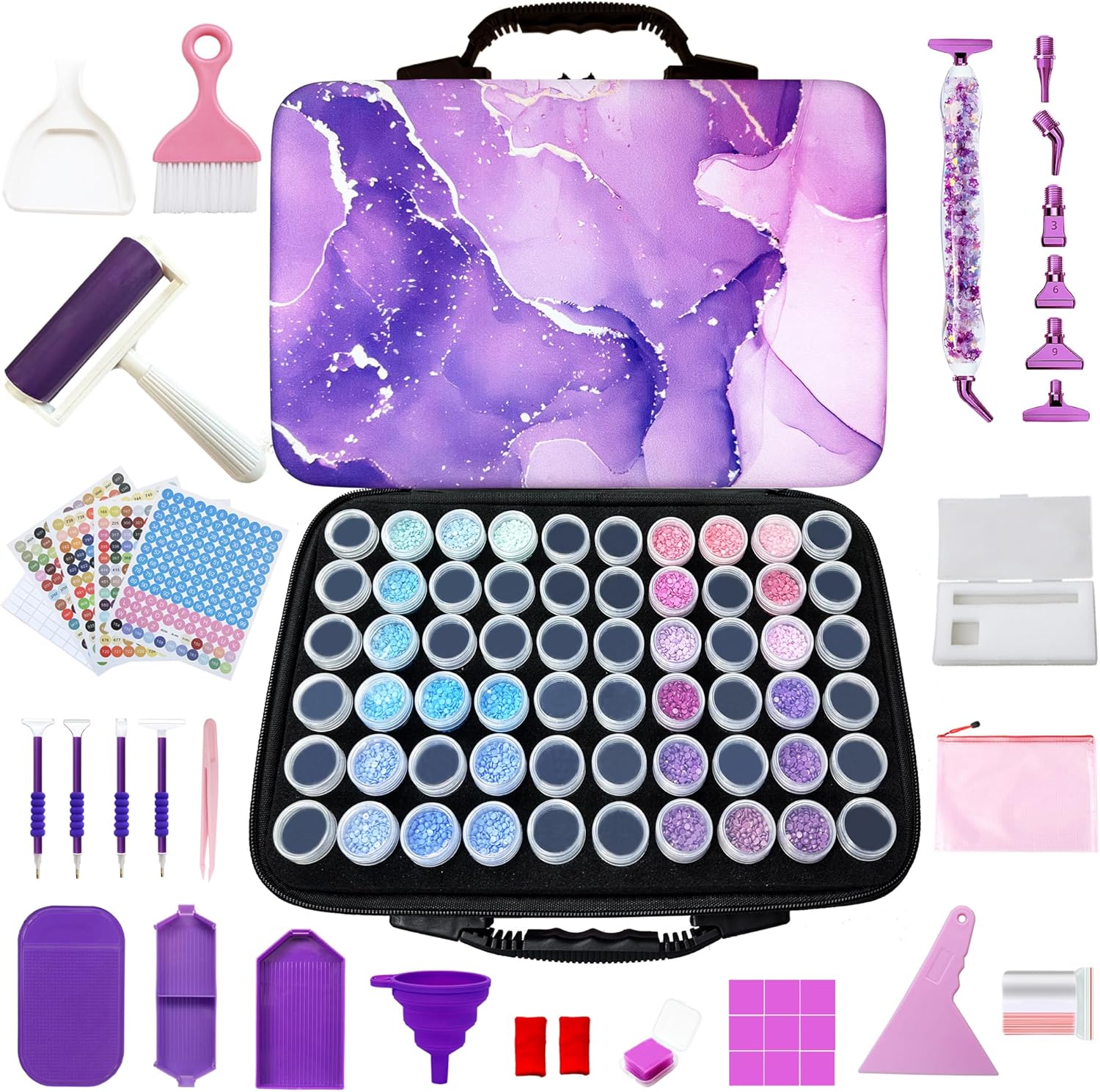 Muzagroo Art Diamond Painting Storage Containers for Organizing