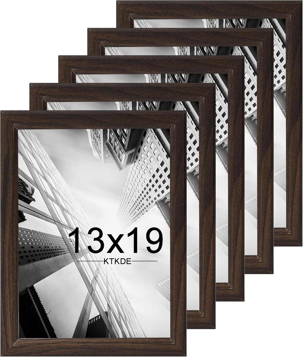 KTKDE 13x19 Picture Frame Set of 5 for Stylish Wall Display