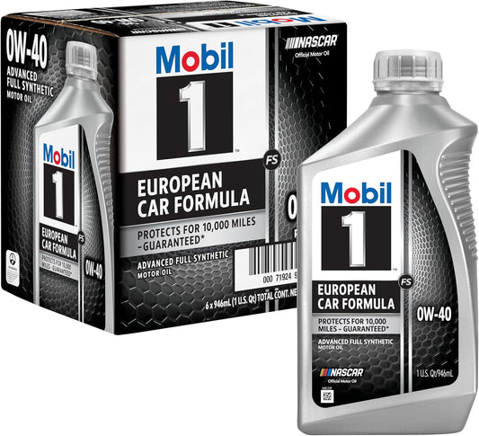 Mobil 1 FS European Car Formula 0W-40 Motor Oil for Engines