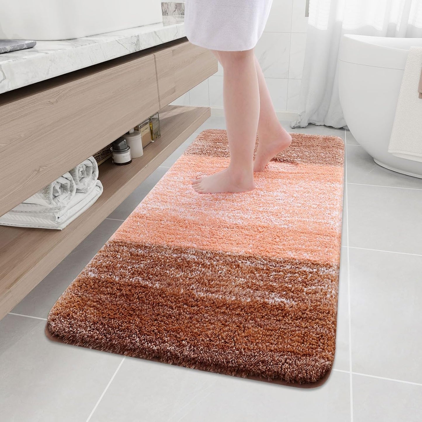 Arotive Microfiber Bathroom Rugs: Soft, Absorbent & Non-Slip