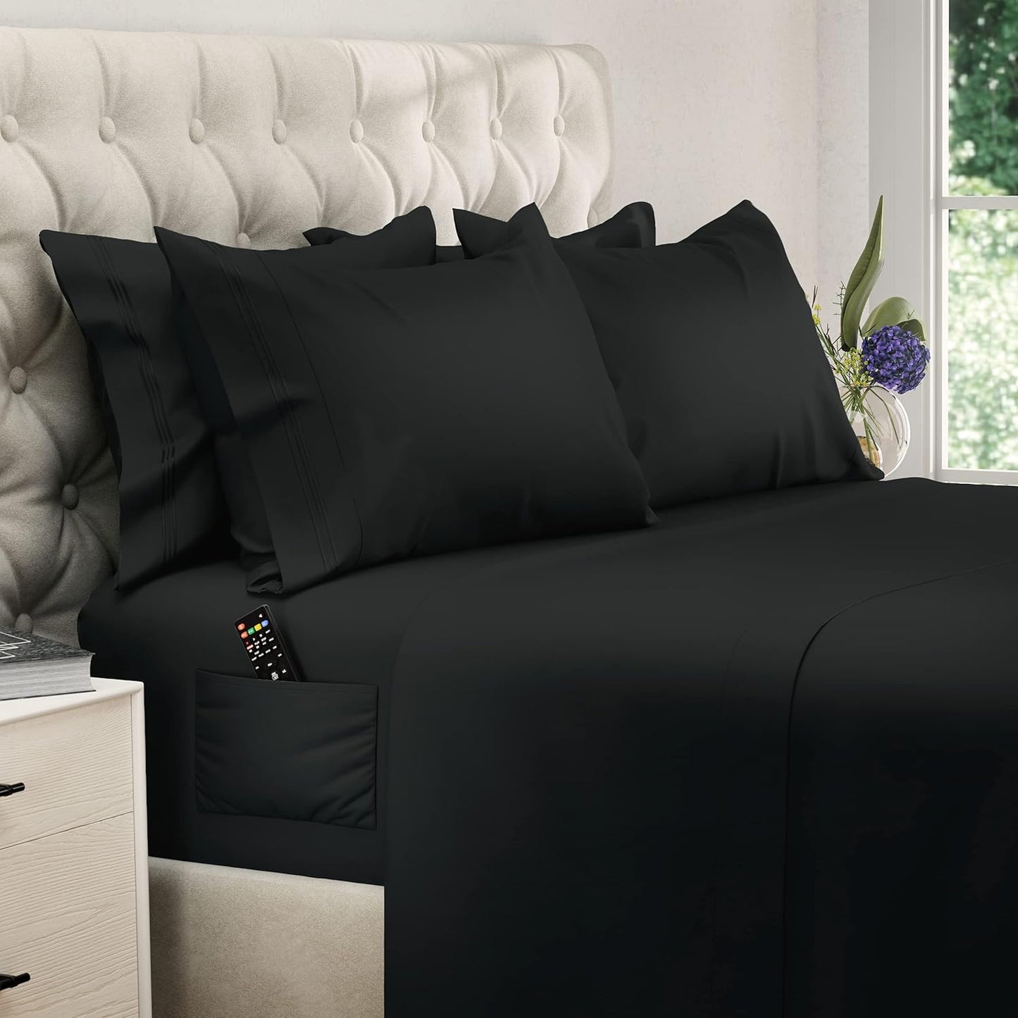 DREAMCARE King Size Sheets Set for Ultimate Comfort and Style