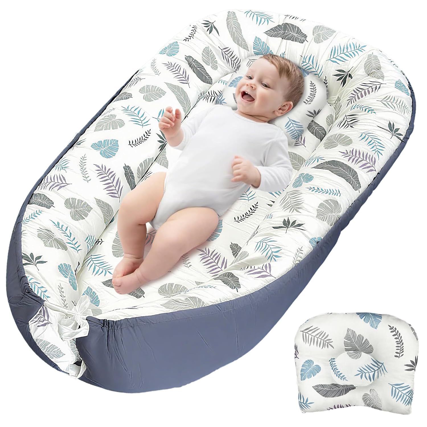 JIFTOK Baby Nests Lounger for Newborn - Cozy and Portable Bed