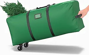 Patiobay Rolling Christmas Tree Storage Bag for 9 Ft Trees