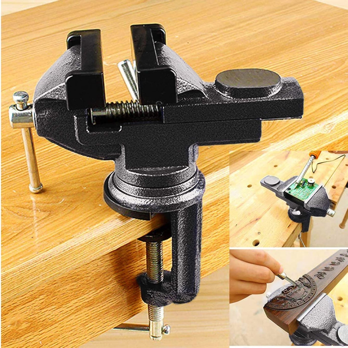 MYTEC Home Vise Universal Rotate 360 Work Clamp-On Vise Review