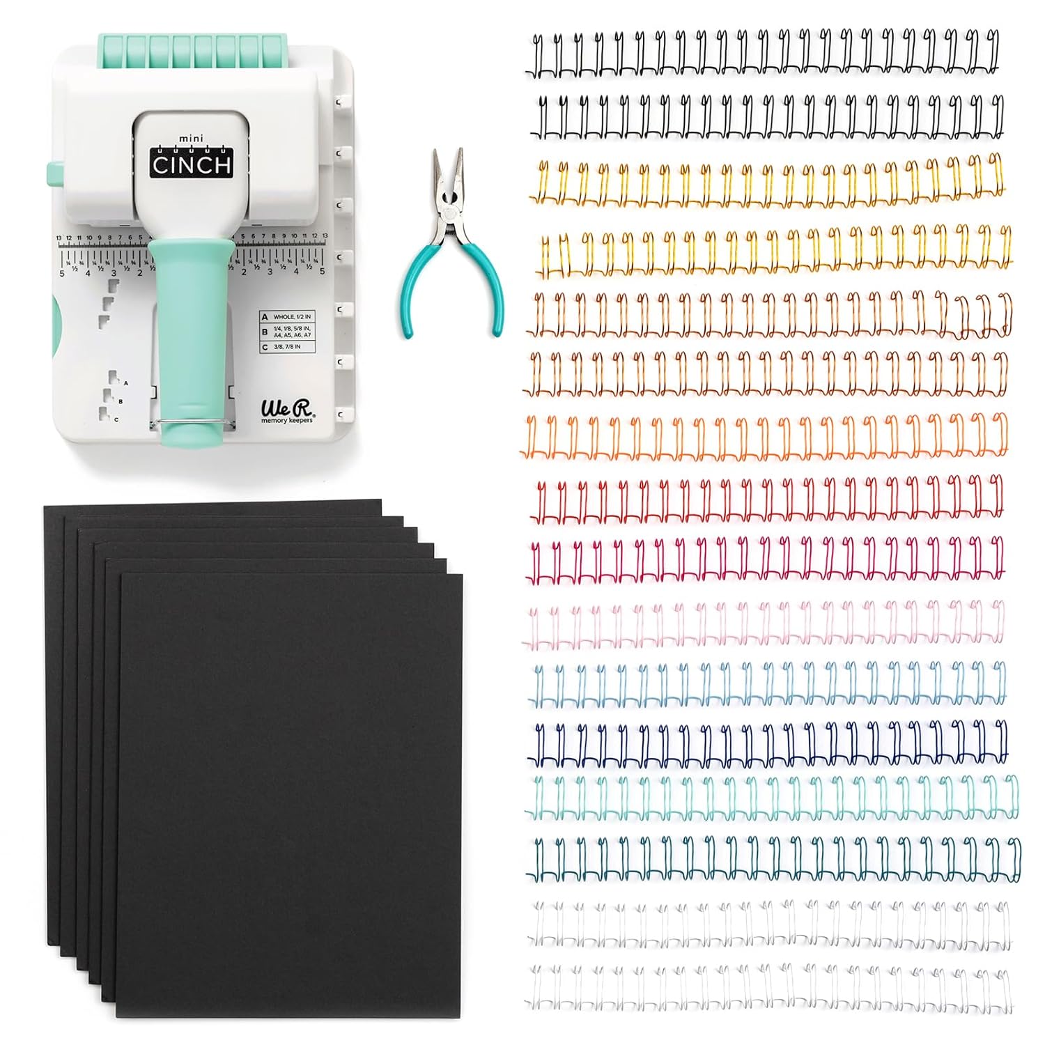Mini Cinch Book Binding Machine Bundle for DIY Projects
