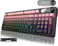V102 Wired Keyboard 98 Keys Creamy Gaming Keyboard - Compact RGB