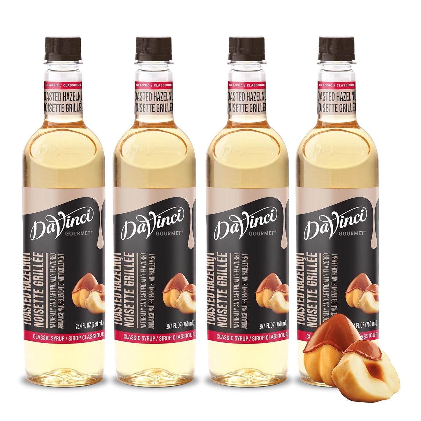 Toasted Hazelnut Syrup for Coffee & Cocktails - 25.4 Fl Oz