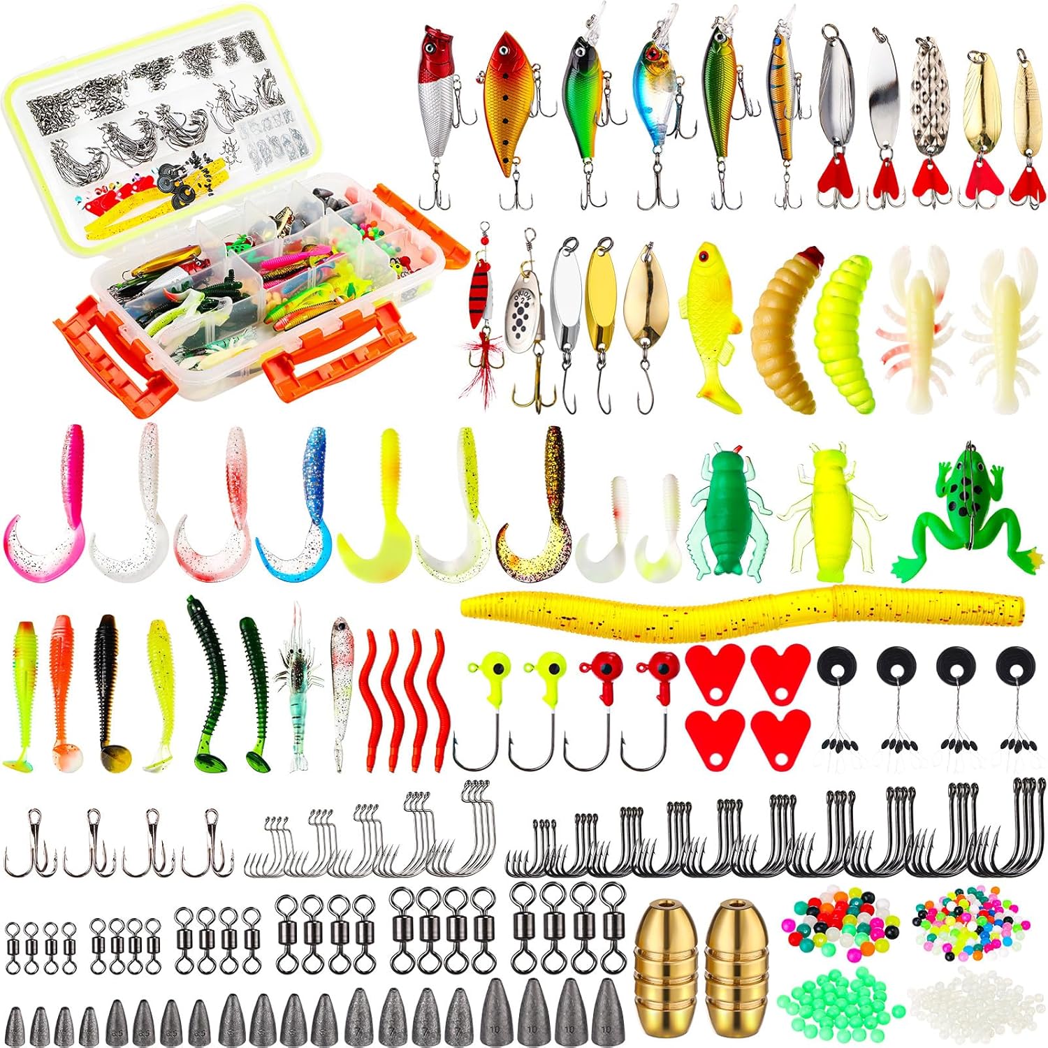 Premium 1000-Pc Fishing Lures Set - Ultimate Starter Gear for Men!