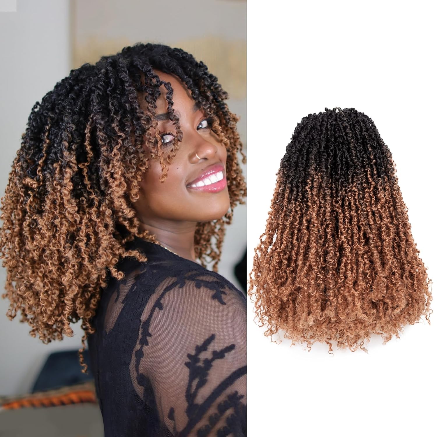 Toyotress Yanky Twist Crochet Hair - Fluffy Spring Mini Twist