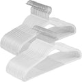 Clothes Hangers Pack of 50 - Space-Saving Thin Plastic Hangers