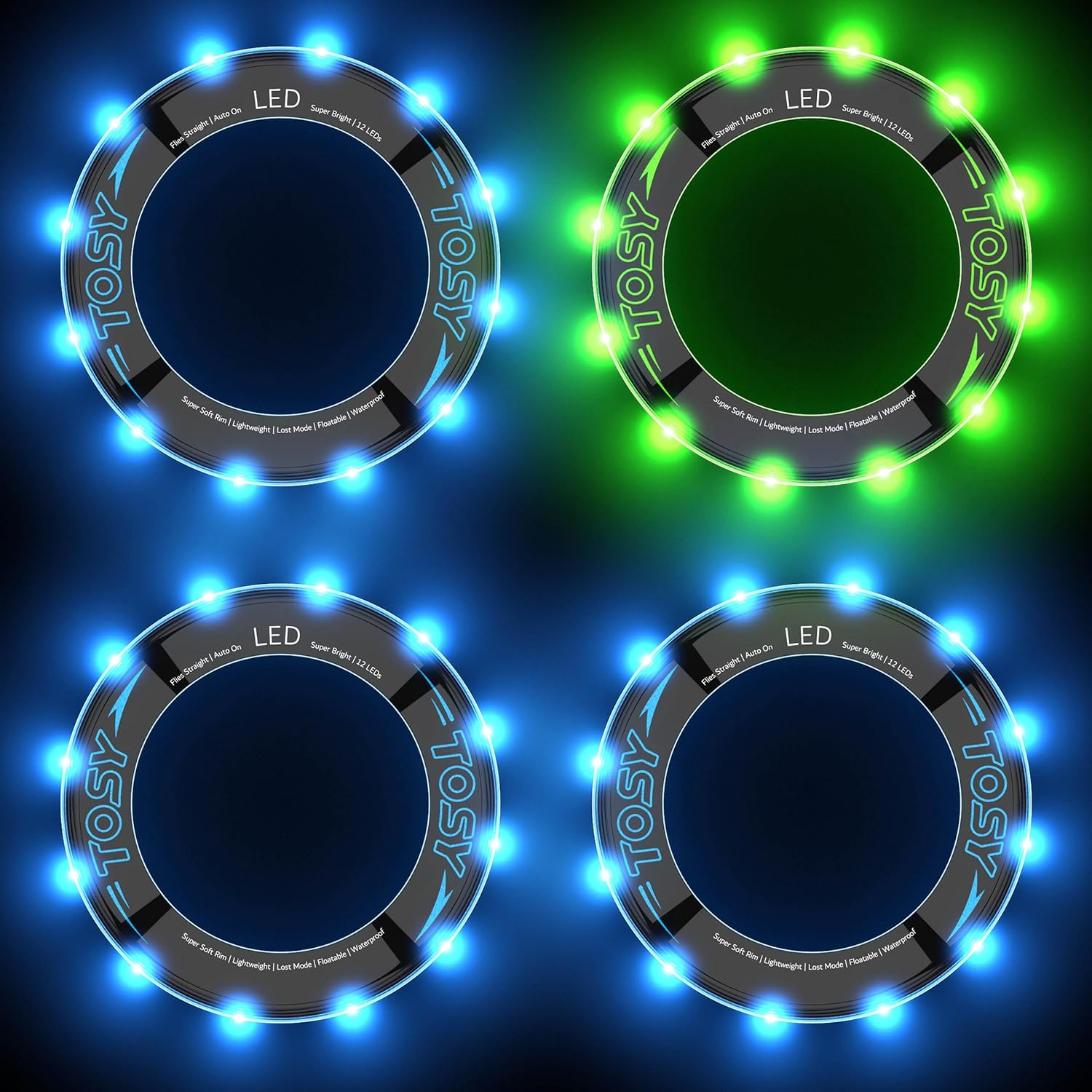 TOSY Flying Ring Set - Illuminate the Sky!