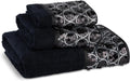Sinatra Modern Bathroom Towel Set - 3 Piece Luxury Contemporary Decor