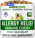 Dog Allergy Relief Chews for Itchy Skin & Coat Treatment