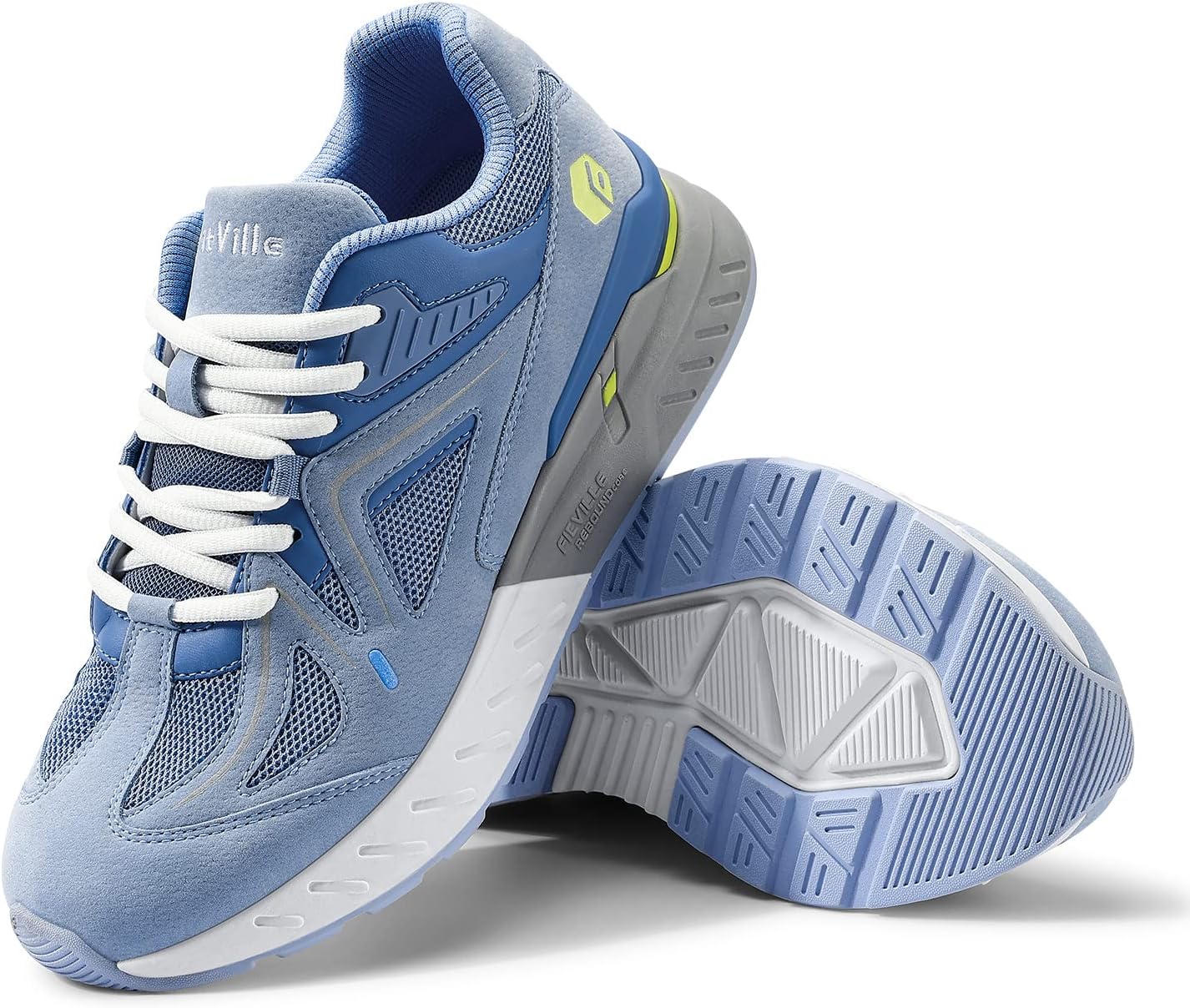 FitVille Women's Extra Wide Walking Shoes for Heel Pain Relief