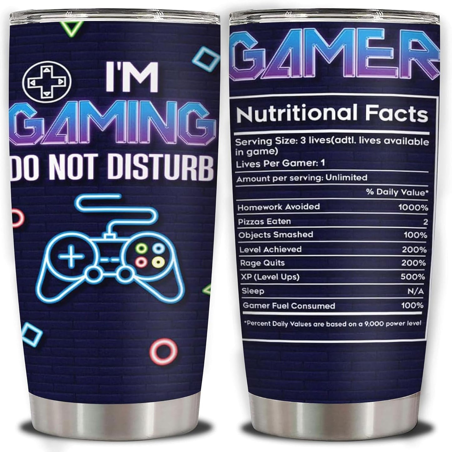 I'm Gaming, Do Not Disturb 20oz Stainless Steel Gamer Tumbler