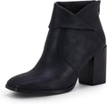 Women's Square Toe Ankle Boots High Chunky Heel - Sleek Everyday Style