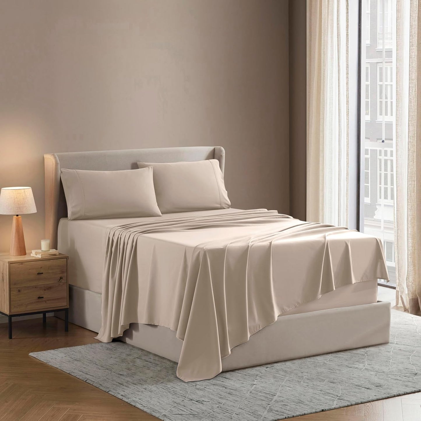 Nestl Queen Sheet Set - Luxury 1800 Ultra-Soft Microfiber Sheets