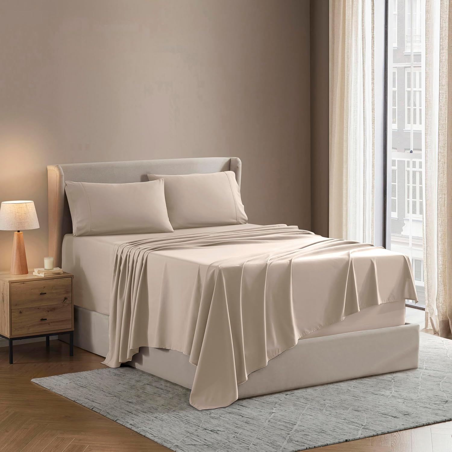 Nestl Queen Sheet Set - Luxury 1800 Ultra-Soft Microfiber Sheets