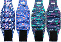 Male Dogs Diapers Belly Bands (4Pack) - Washable Reusable Comfort