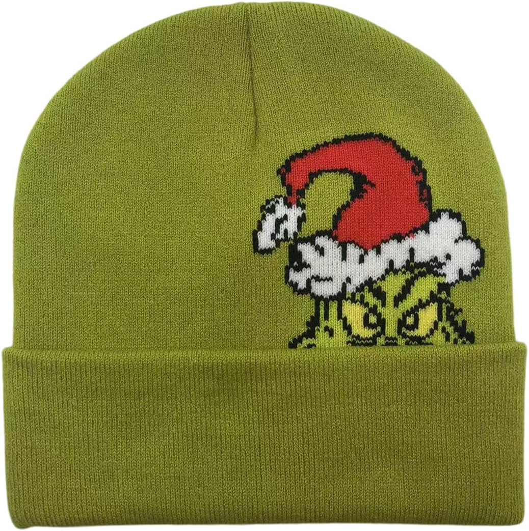 Grinch Character Beanie Cap - Licensed & New