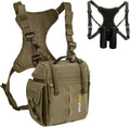 Binoculars Harness Chest Pack for Hunting - Magnetic Rangefinder Pouch