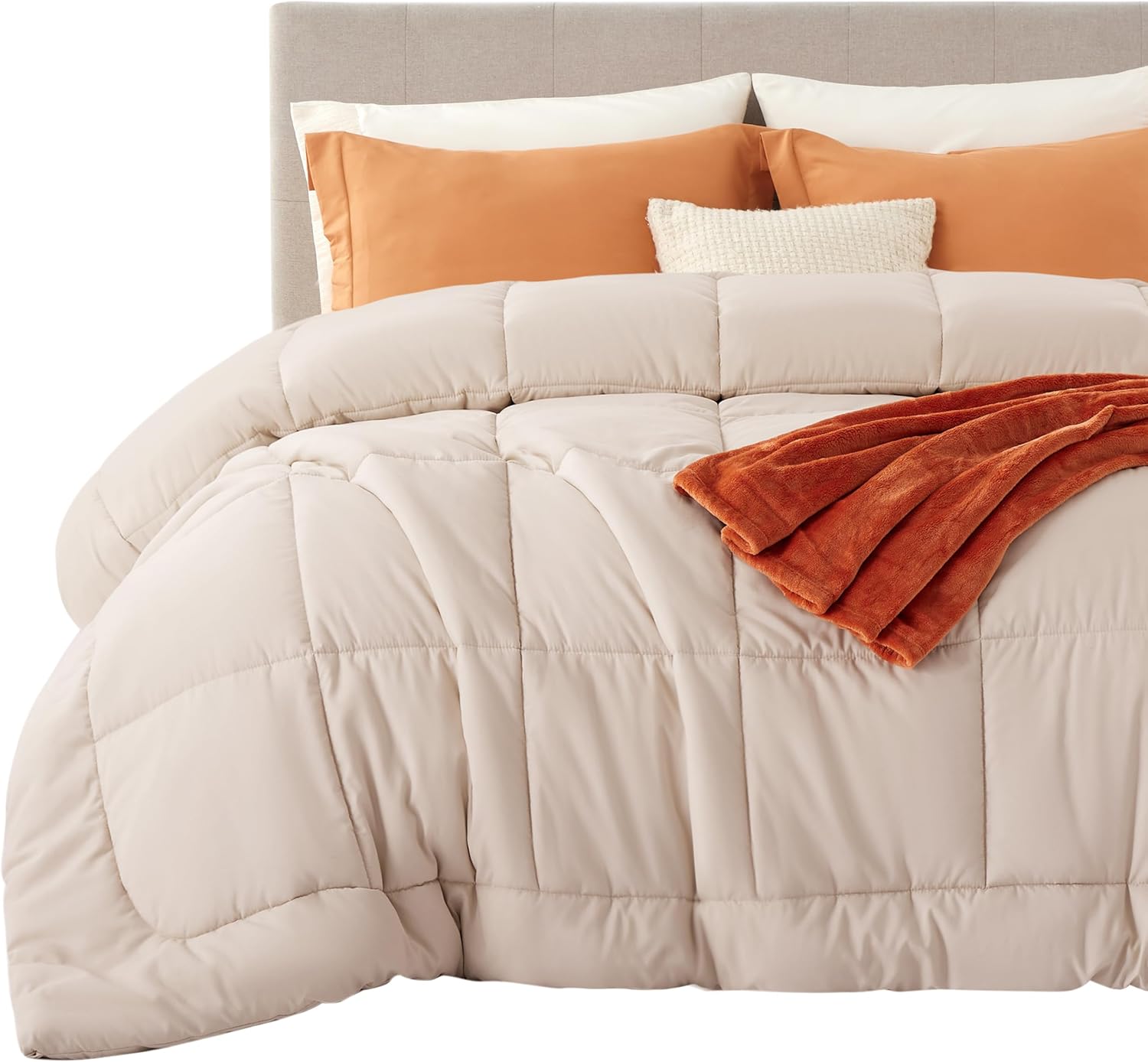 Bedsure Comforter Duvet Insert - Oversized King All Season