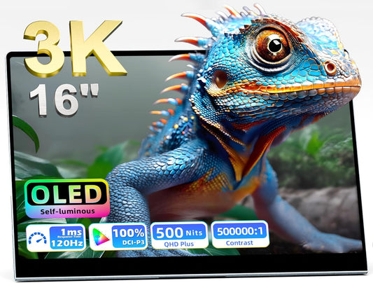 Ultra-Slim 3K OLED Gaming Monitor - 120Hz Refresh Rate