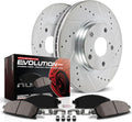 Power Stop K6319 Front Z23 Carbon Fiber Brake Pads & Rotors Kit
