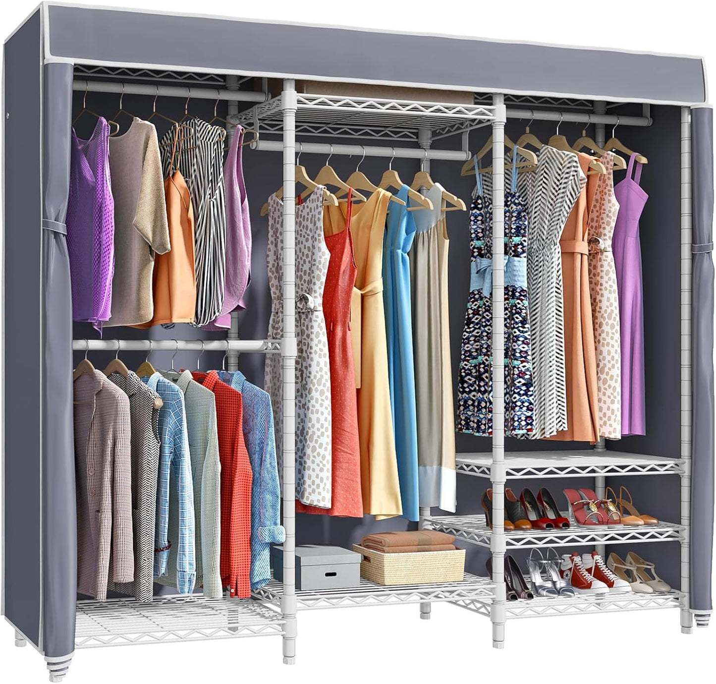 VIPEK V5C Portable Bedroom Armoires Wardrobe Closet with Cover