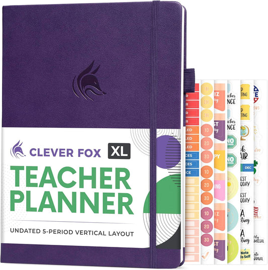 Clever Fox Teacher Planner for Classroom & Homeschool Needs