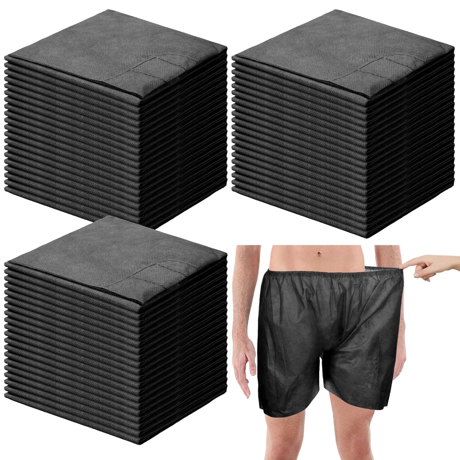 100 Pcs Disposable Exam Shorts for Comfortable Medical Wear