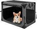 Dog Crates 30 in Collapsible Soft Dog Crate - Portable Travel Kennel