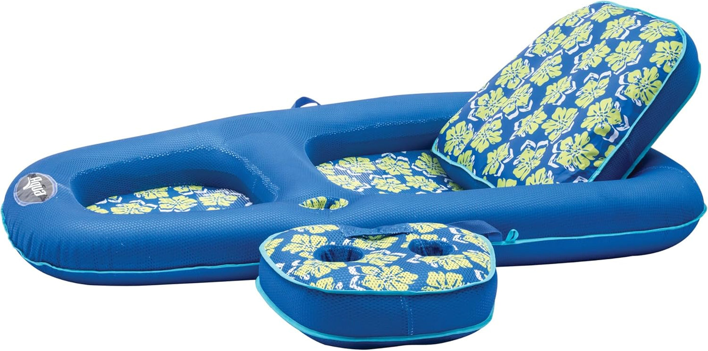 Aqua Campania Ultimate 2-in-1 Pool Float Lounge for Relaxation