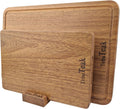 Solid Teak Wood Cutting Board Set - Durable One-Piece Teak Boards