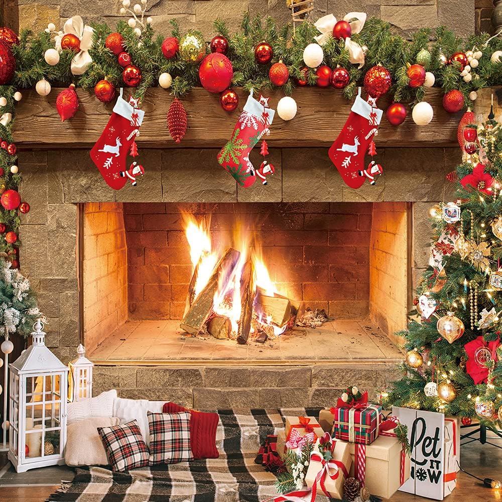 8x8ft Christmas Photography Backdrops for Festive Celebrations