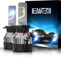 BEAMTECH H7 Fog Light Bulbs 6500K Small 30mm Heatsink Base - Bright